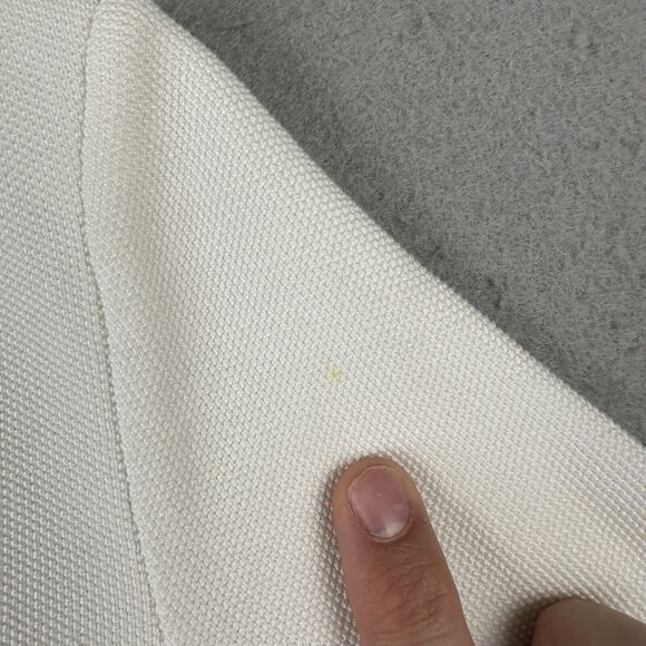 Worldly Things‎ Styltricot Knit Top Women’s 6 White Short Sleeve Scoop Neck - Picture 2 of 16